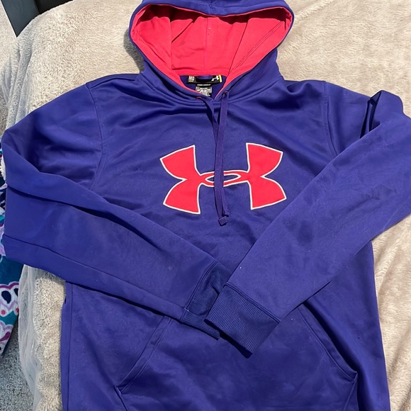 Under Armour purple and pink hoodie - Picture 1 of 4